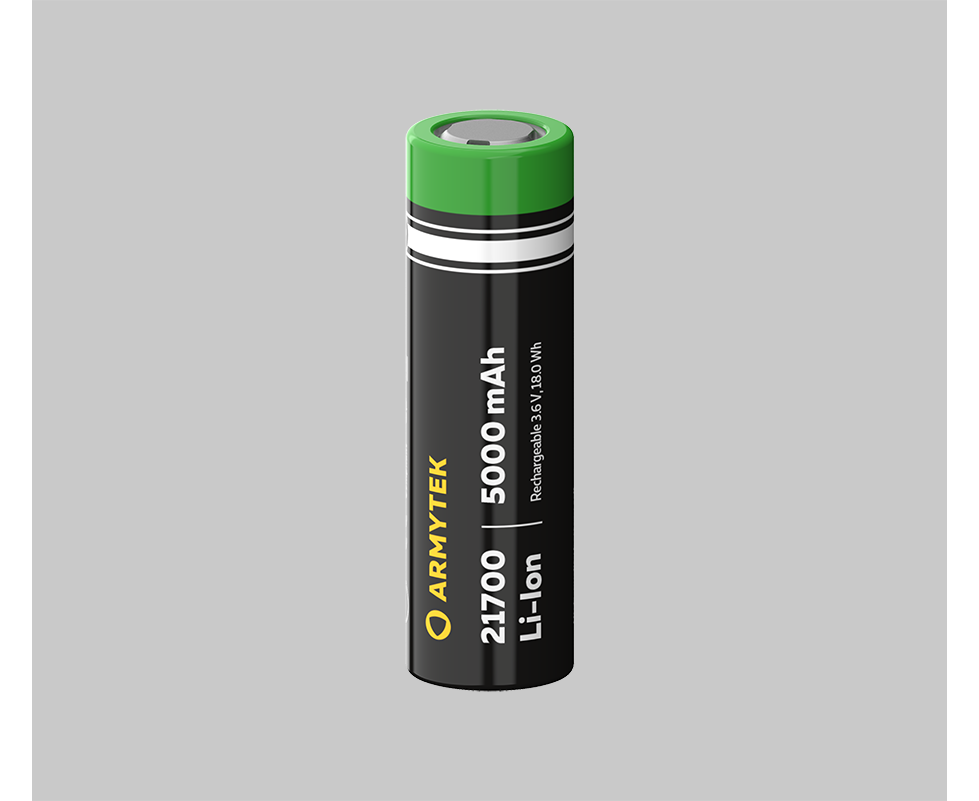 Armytek 21700 Li-Ion with PCB 5000 mAh Battery